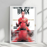 DMX "Flesh of My Flesh, Blood of My Blood" Album Cover Poster - with Complete Tracklist