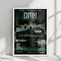 DMX "The Great Depression" Album Cover Poster - with Complete Tracklist