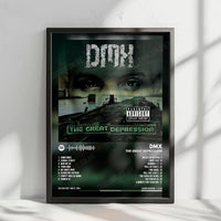 DMX "The Great Depression" Album Cover Poster - with Complete Tracklist