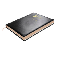 2026 Desk Diary (Pink paper) - Day-a-Page Planner - Black (DPC-26)