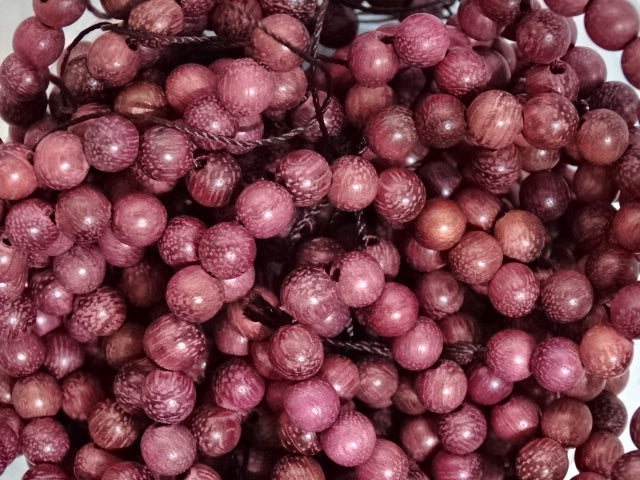 Natural Dyed Sandalwood Beads   6mm