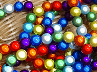 Miracle Beads Rainbow Elastic Bracelets
