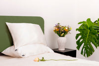 White Silk Pillowcase - Standard