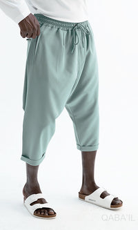 QL Relaxed Shorts Bermuda AZUR in Almond Green