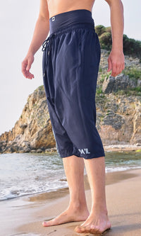 QL Halal Swim Shorts ETNIZ S25 in Navy blue