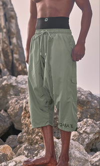 QL Halal Cargo Swim Shorts SB UNI in Khaki