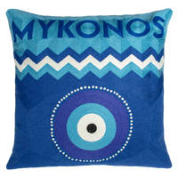 Mykonos Needlepoint Cushion