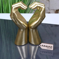 Darela Gold Heart Hands Ornament - Symbol of Love and Unity