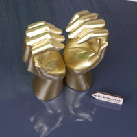 Darela Gold Heart Hands Ornament - Symbol of Love and Unity