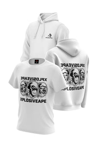 XAPE De-Evolve Hoodie & Tee Combo - White