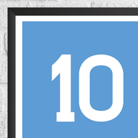 Diego Maradona Legend Stats Print