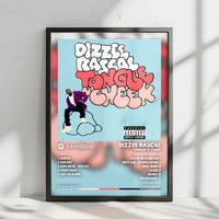 Dizzee Rascal "Tongue N' Cheek" Album Cover Poster - with Complete Tracklist