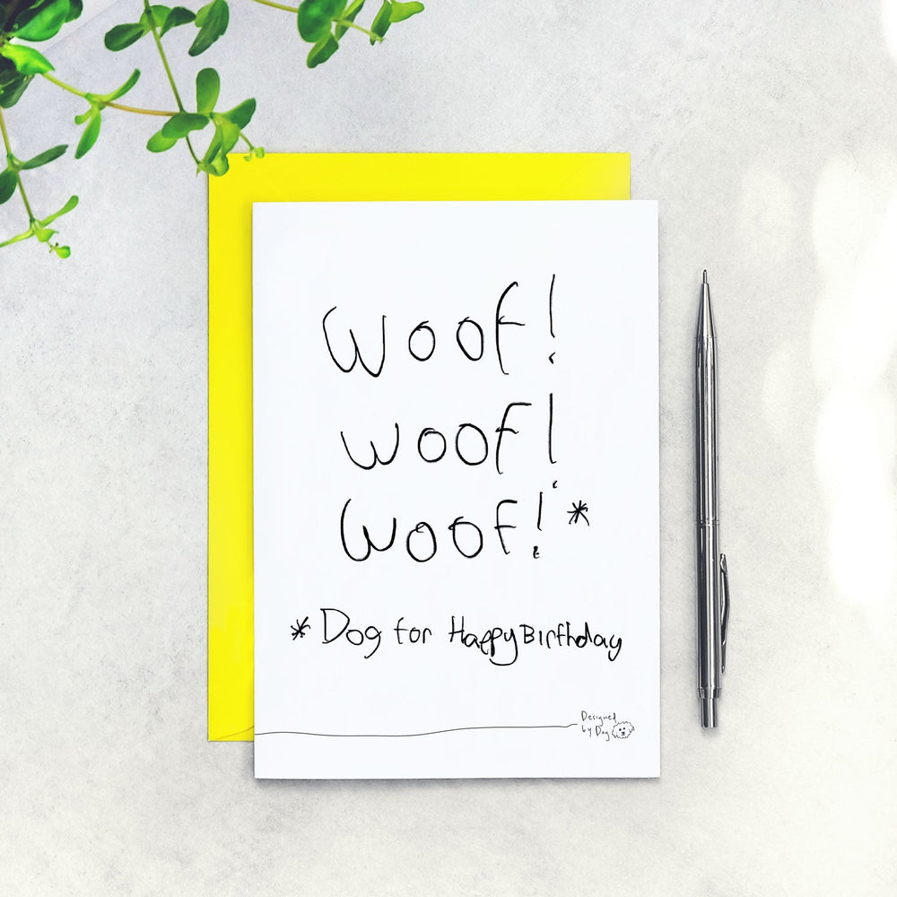 Charming Dog-Inspired Birthday Card for Dog Lovers