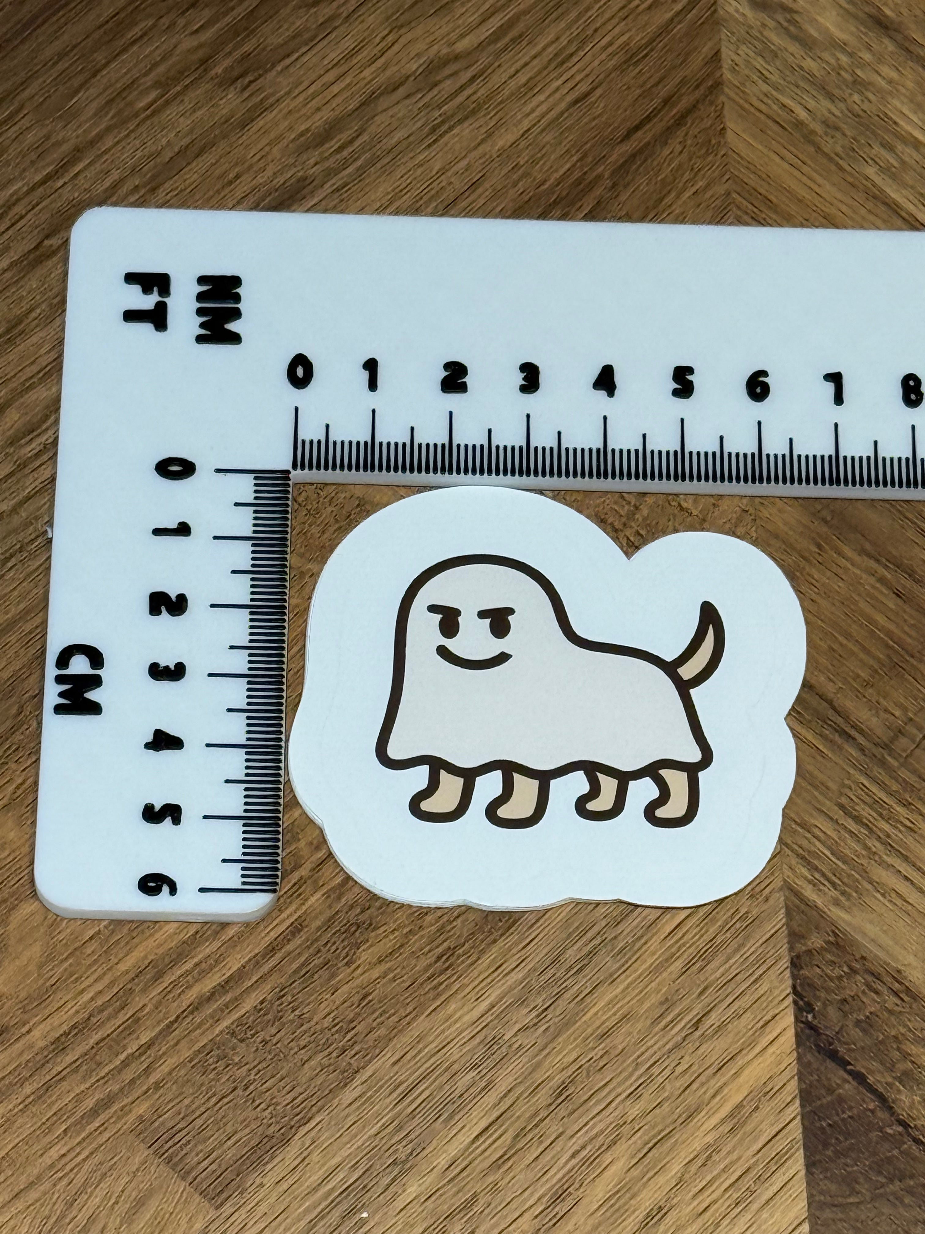 Spooky Pup Sticker | Not Made For This