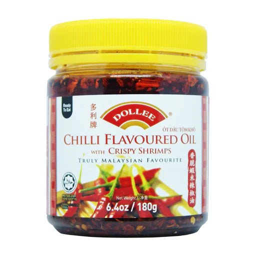 DOLLEE Chilli Flavoured Oil With Crispy Shrimps 180g