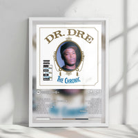 Dr. Dre "The Chronic" Album Cover Poster - with Complete Tracklist