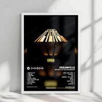 Dreamville "Revenge of the Dreamers III" Album Cover Poster - with Complete Tracklist