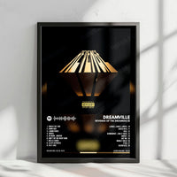 Dreamville "Revenge of the Dreamers III" Album Cover Poster - with Complete Tracklist