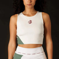 Women's Crop Tank Drybreak White