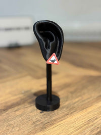 Warning! Ducks Stud Earring