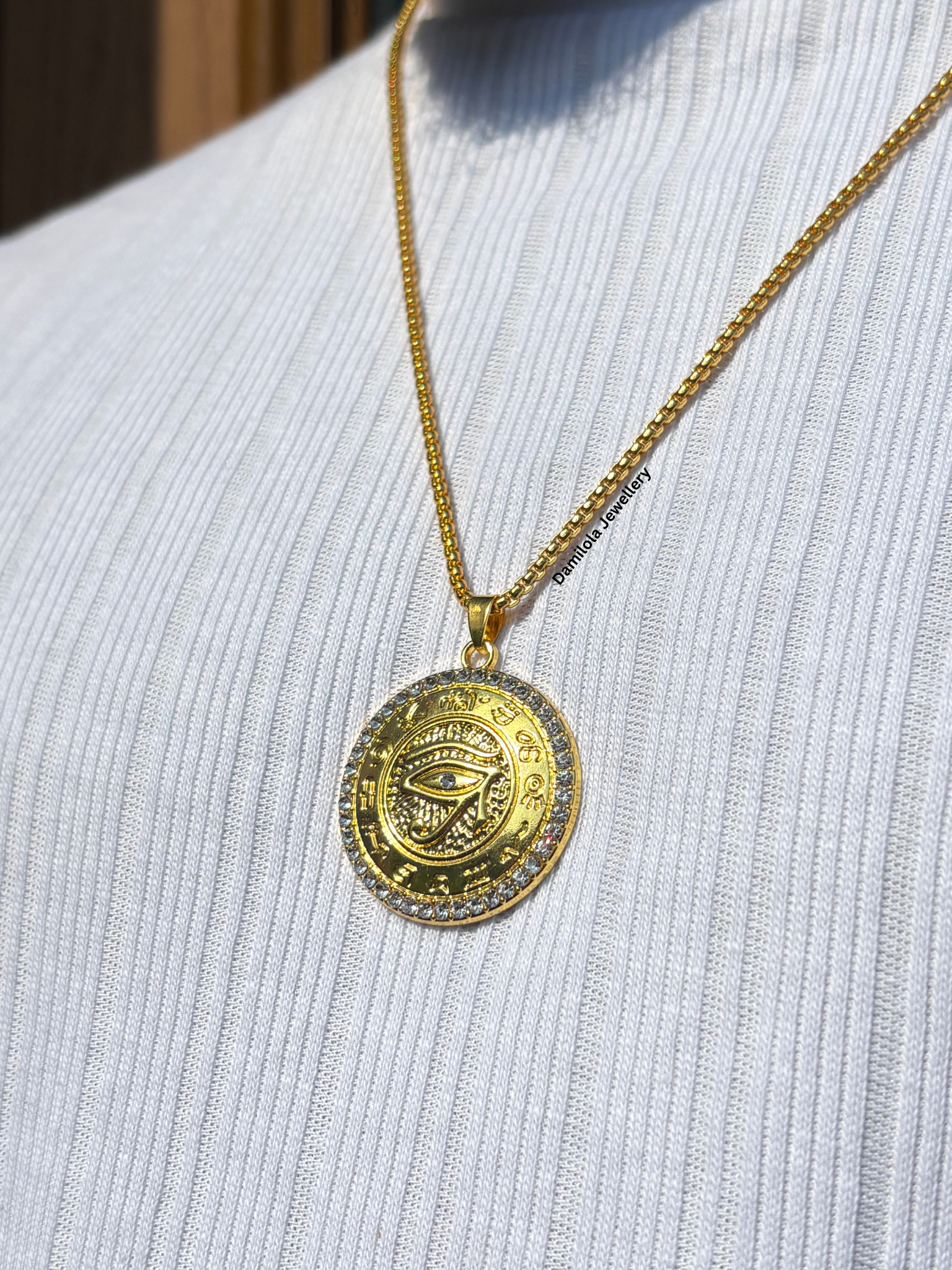 Diamanté Eternal Eye of the Divine Necklace