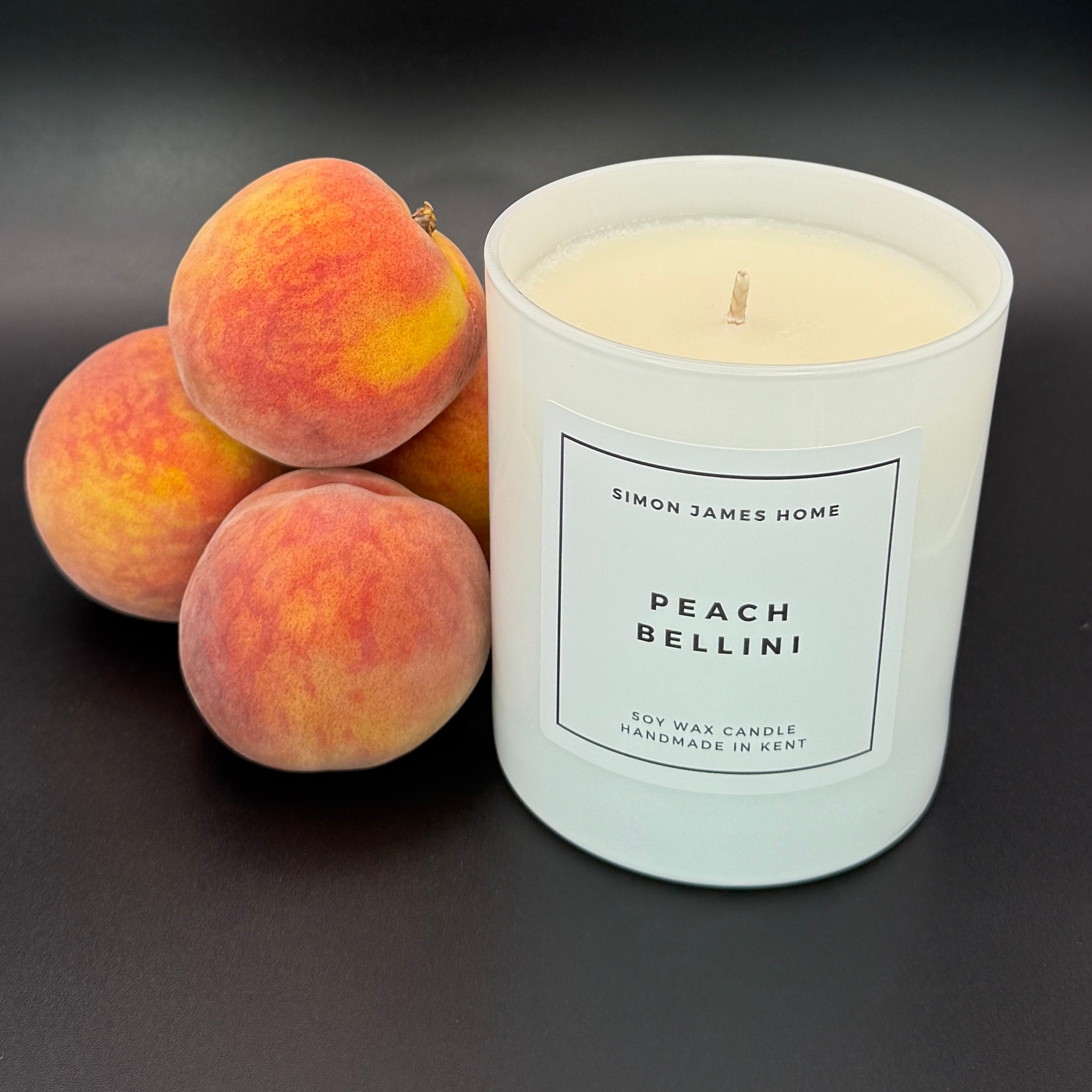 Peach Bellini Handmade Soy Wax Candle