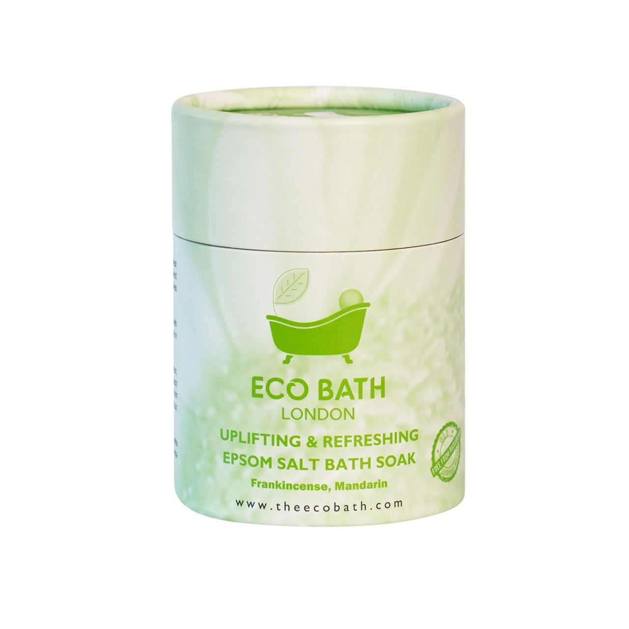Eco Bath London Uplifting and Refreshing Epsom Salt Bath Soak - Tube