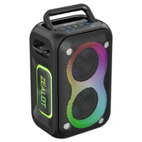 Zealot PT02 60W Portable Outdoor RGB Colorful Light Stereo Bluetooth Speaker, PT02