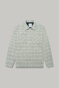 Bart Frame Overshirt - Ecru / Black