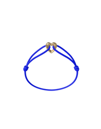 Golden Heart Cord Bracelet
