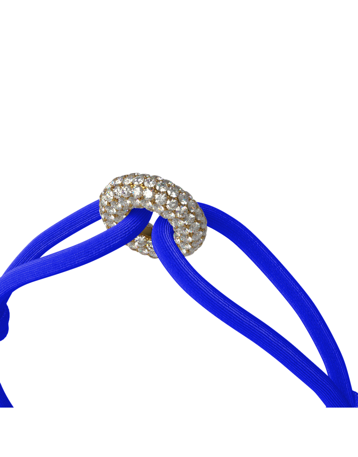 Golden Soho Pavé Cord Bracelet