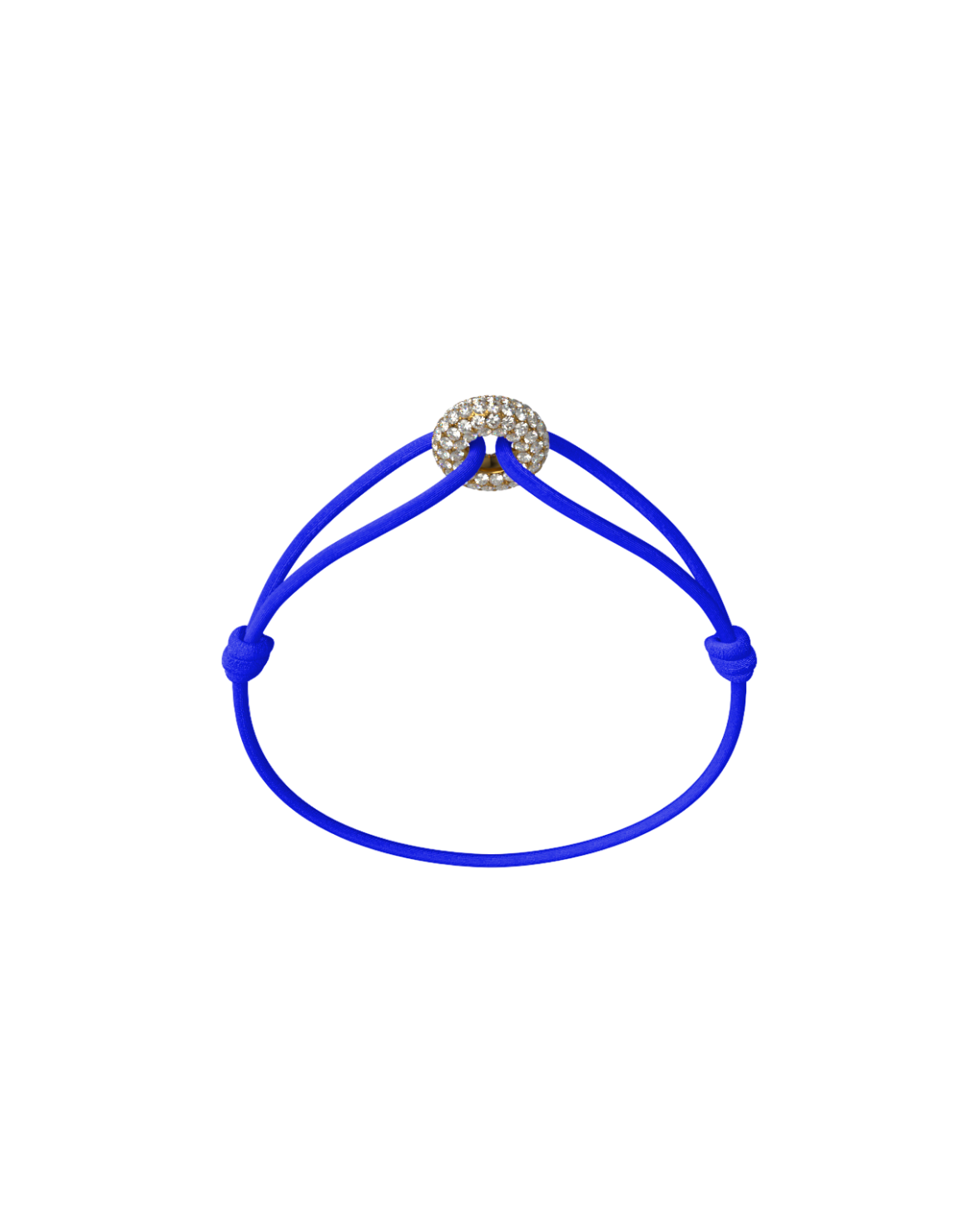 Mini Golden Soho Pavé Cord Bracelet