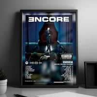Eminem "Encore" Album Cover Poster - with Complete Tracklist