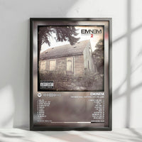 Eminem "The Marshall Mathers LP 2" Album Cover Poster - with Complete Tracklist