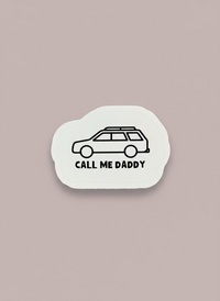 Dad Wagon Sticker | Not Made For This