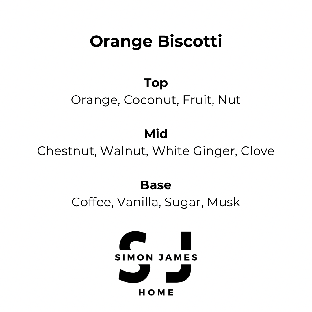 Orange Biscotti Handmade Soy Wax Candle