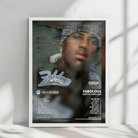 Fabolous "Ghetto Fabolous" Album Cover Poster - with Complete Tracklist