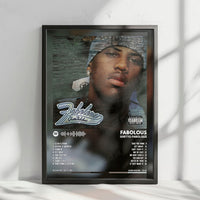 Fabolous "Ghetto Fabolous" Album Cover Poster - with Complete Tracklist