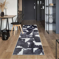 Faux Hides Rug Black and White