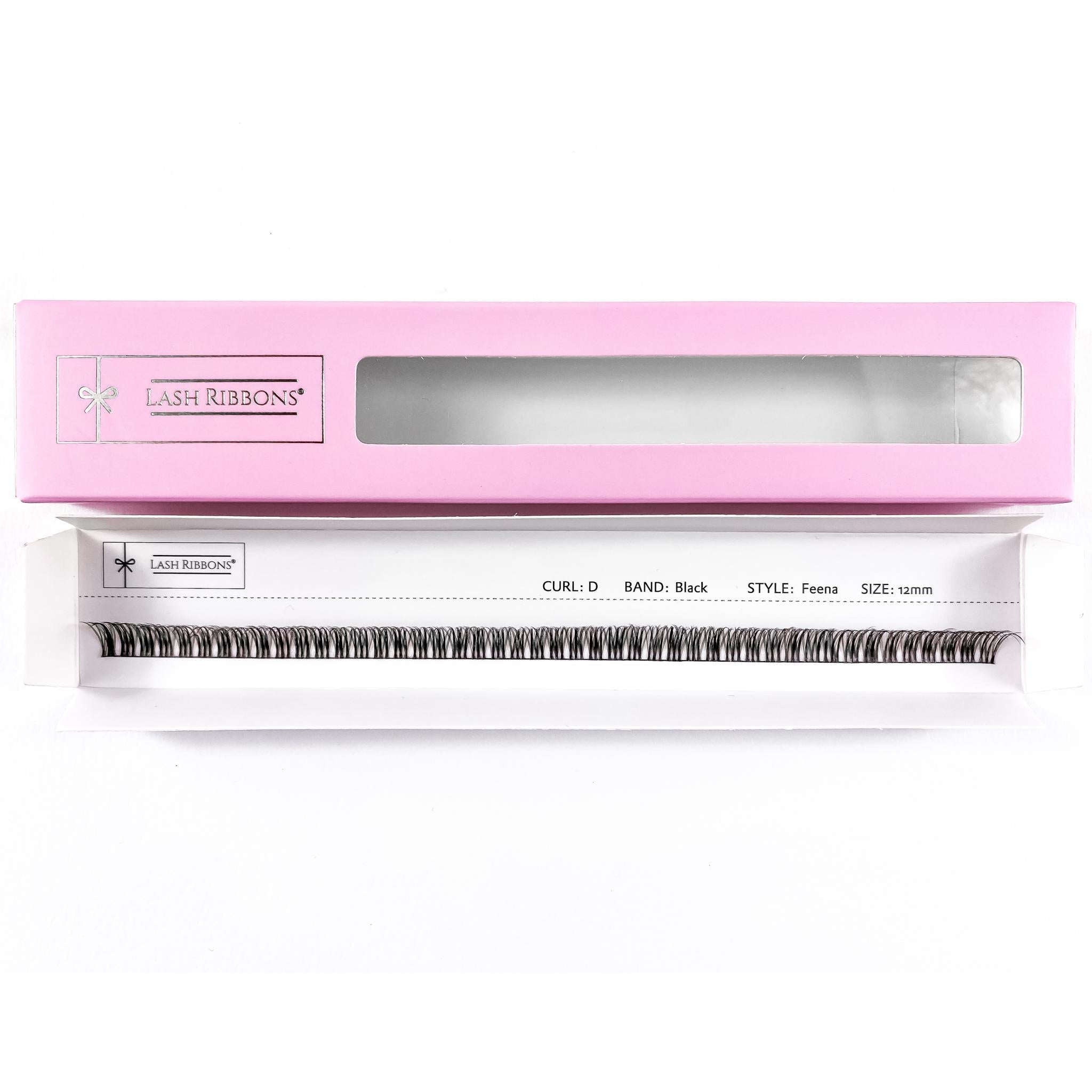 Feena - 3D Black/Brown 'C' Curl Lash Ribbons®