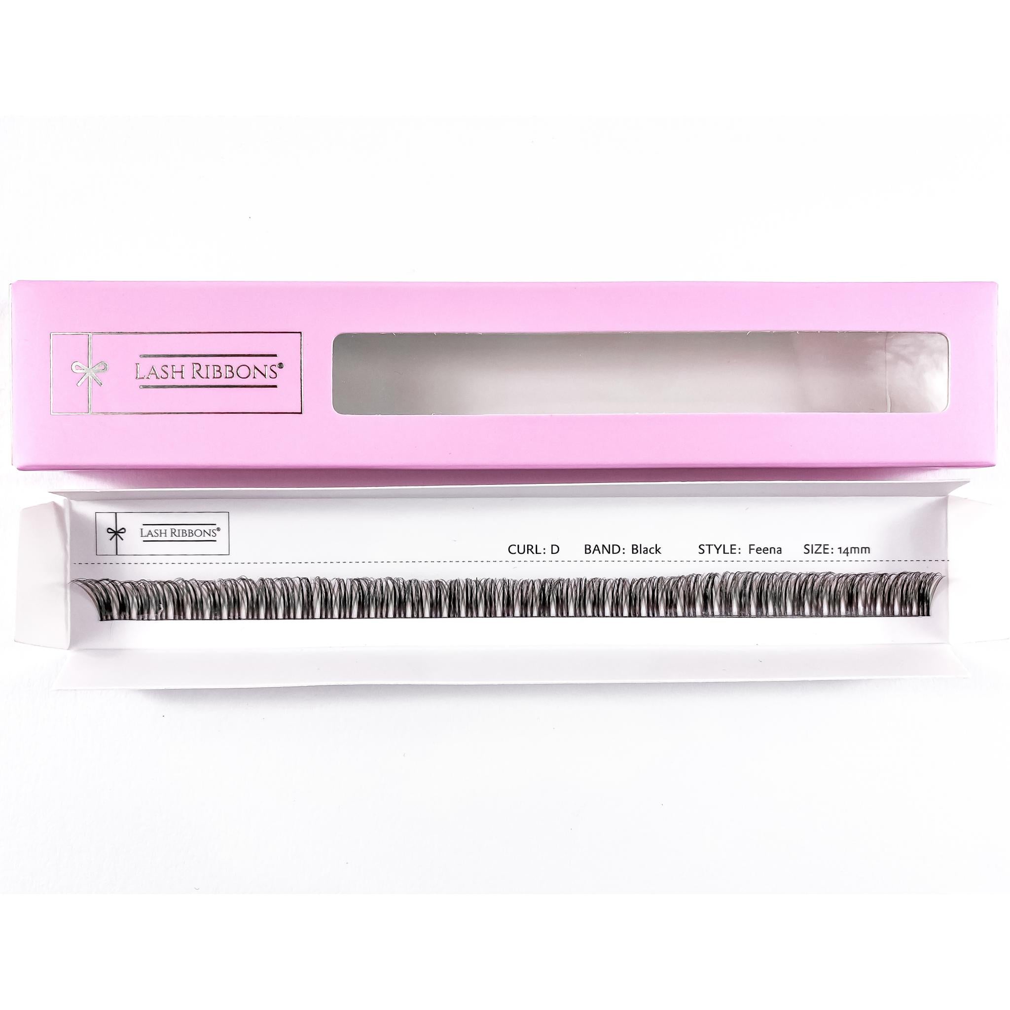 Feena - 3D Black/Brown 'C' Curl Lash Ribbons®