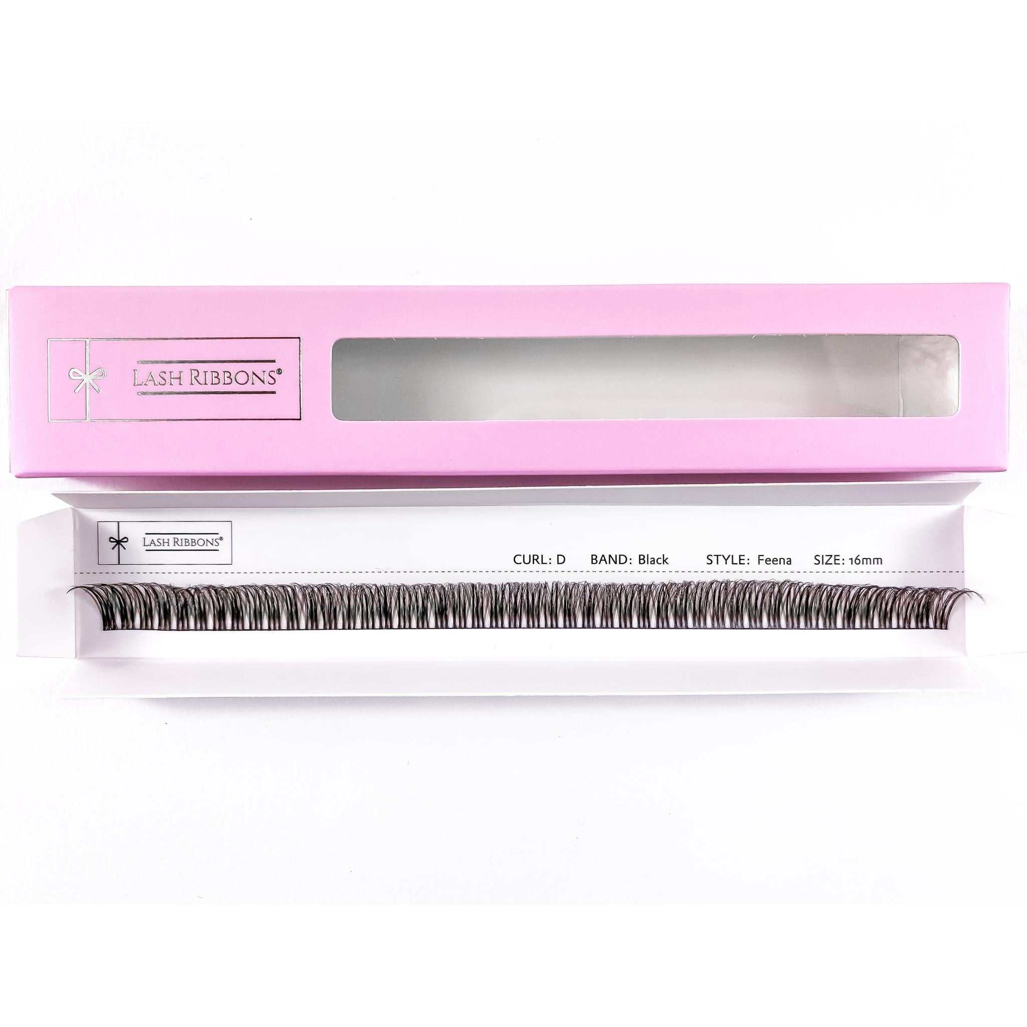 Feena - 3D Black/Brown 'C' Curl Lash Ribbons®