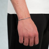 Figaro Bracelet (Silver) 3mm