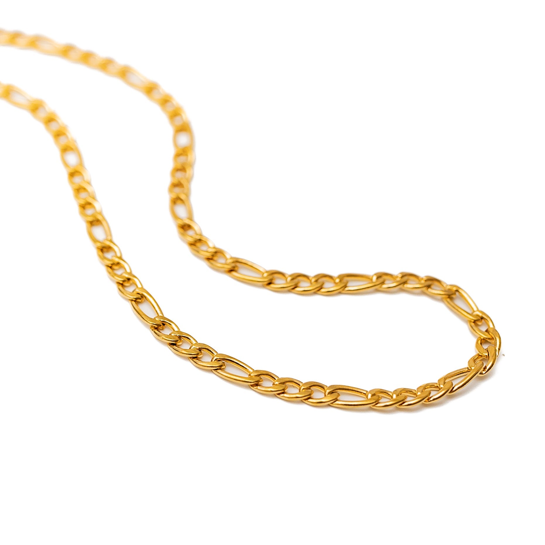 Figaro Bracelet (Gold) 3mm