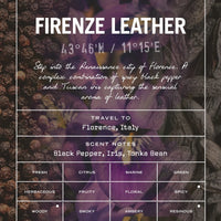 Firenze Leather Reed Diffuser