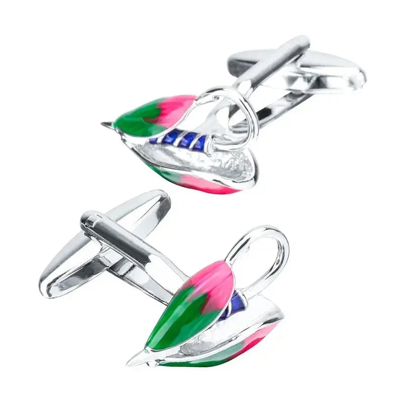 Fishing Hook Fly Cufflinks