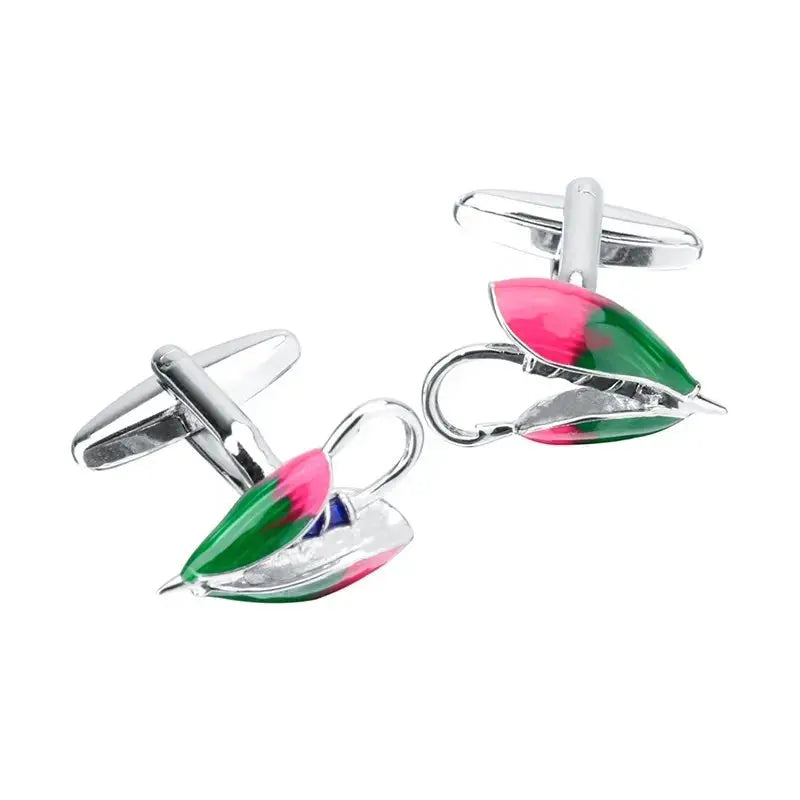 Fishing Hook Fly Cufflinks