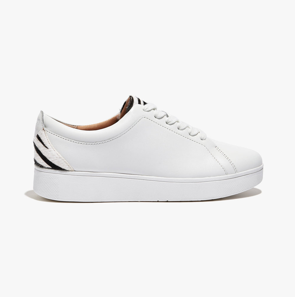 FitFlop RALLY ZEBRA-BACK Womens Trainers Urban White/Zebra