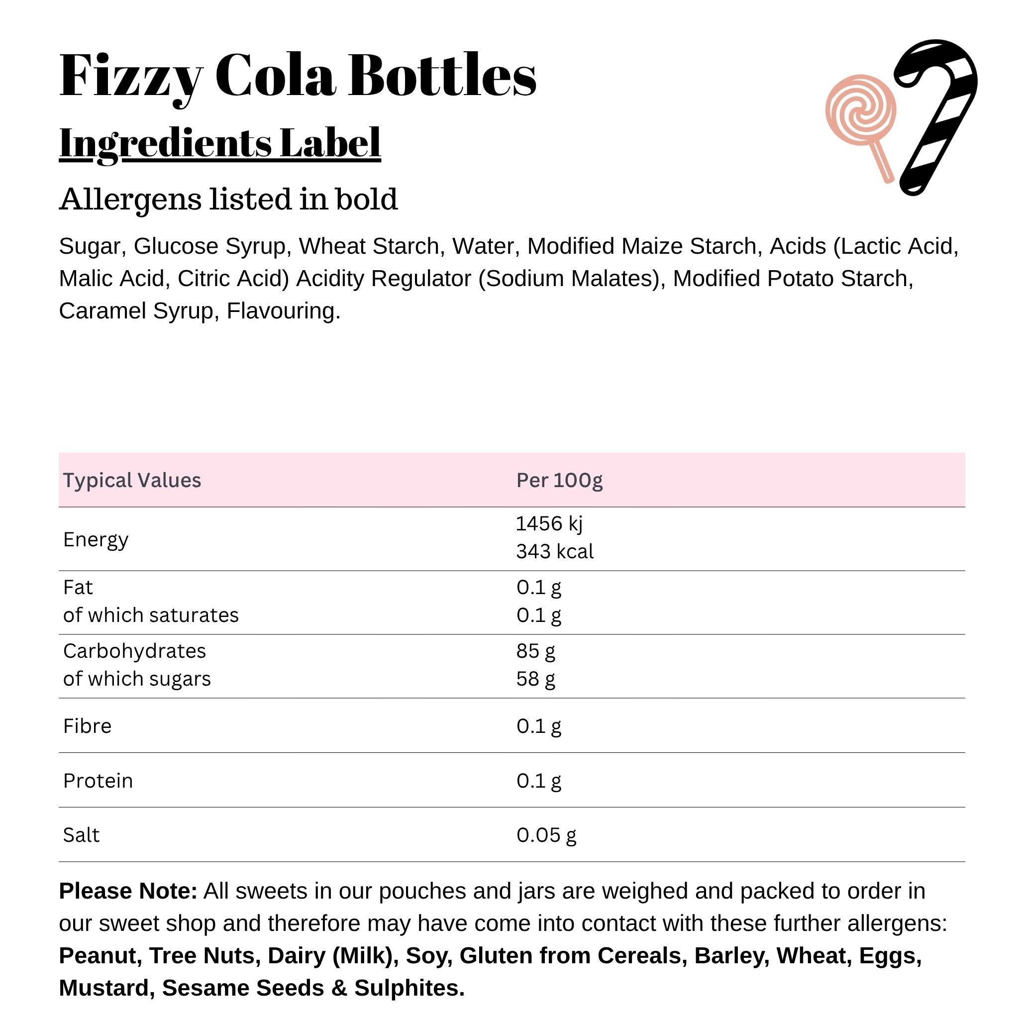 Fizzy Cola Bottles