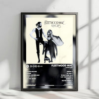 Fleetwood Mac "Rumours" Album Cover Poster - with Complete Tracklist